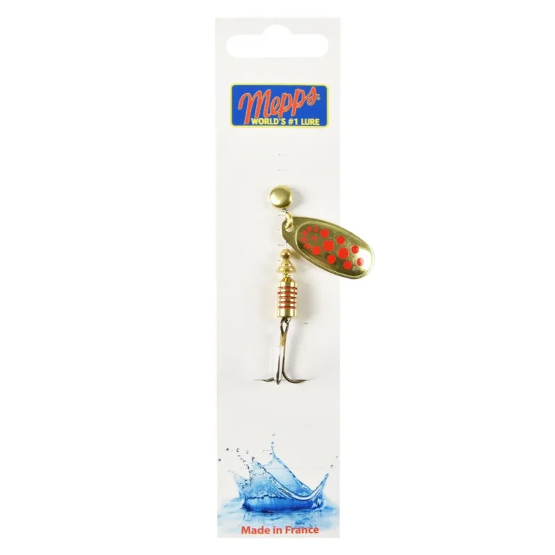 Oferta limitowana Błystka obrotowa Mepps Comet Decore złota/czerwona3 6,5g