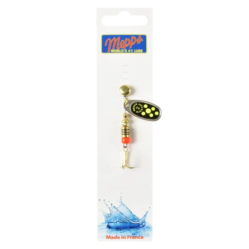Błystka obrotowa Mepps Black Fury srebrna / chartreuse 2 4,5g Zniżka