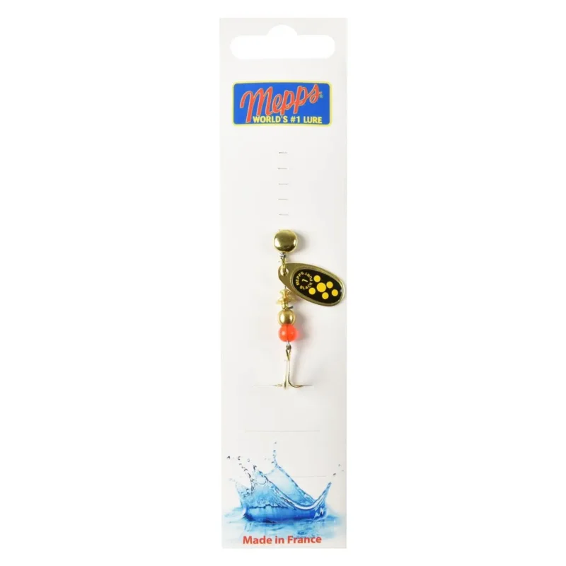 Wyjątkowa oferta Błystka obrotowa Mepps Black Fury złota / żółta 1 3,5g
