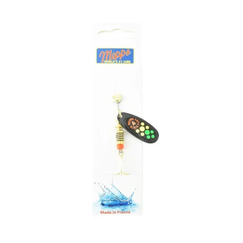 Błystka obrotowa Mepps Black Fury H czarna / kropki 4 8g Sprawdź teraz