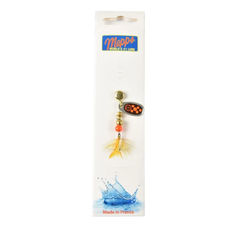 Dostępne od ręki Błystka obrotowa Mepps Black Fury Mouche srebrna / czerwona 1 3,5g