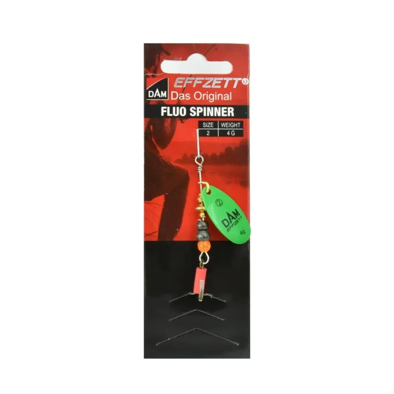 Błystka obrotowa Effzett Fluo Spinner 2 4g green Dostępne od ręki