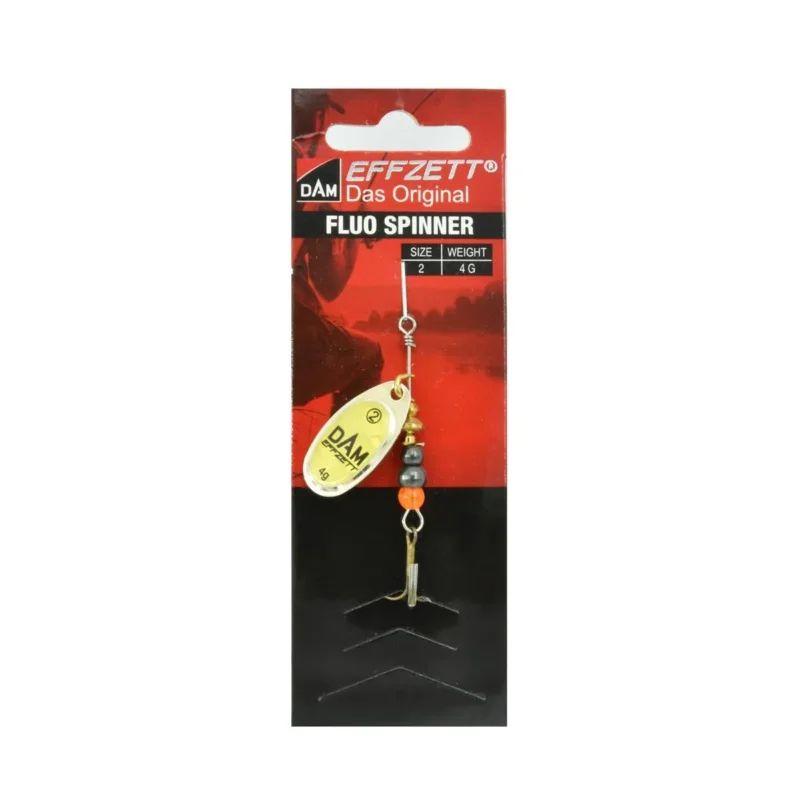Błystka obrotowa Effzett Fluo Spinner 2 4g gold prisma Bestseller