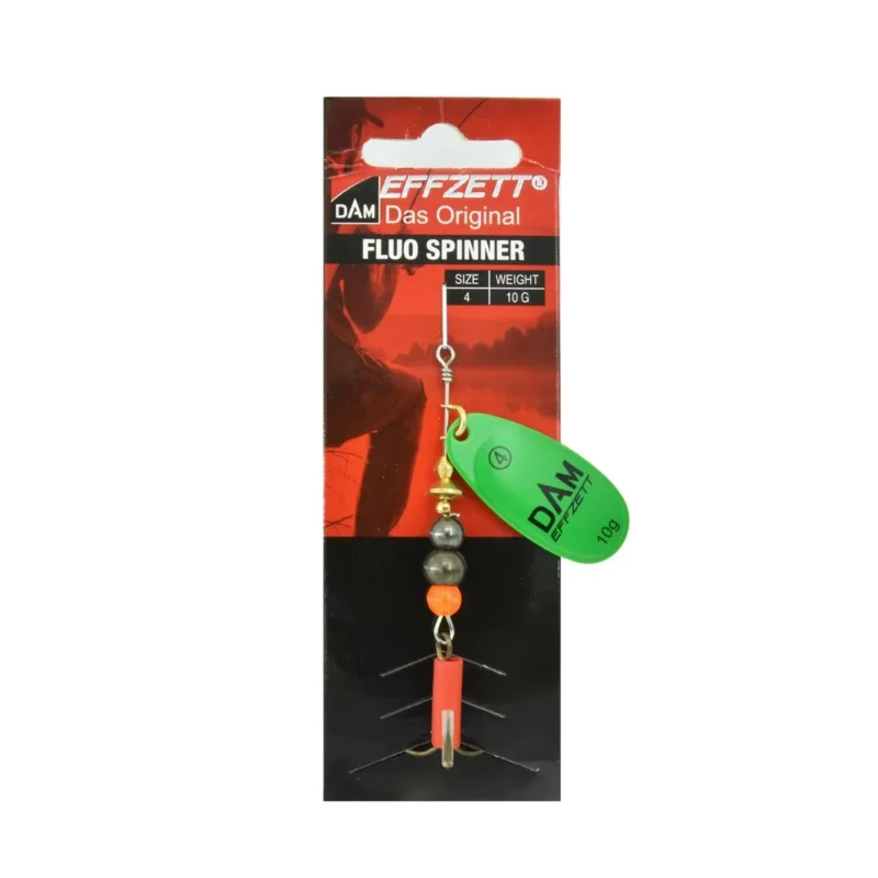 Tylko do końca tygodnia Błystka obrotowa Effzett Fluo Spinner 4 10g green