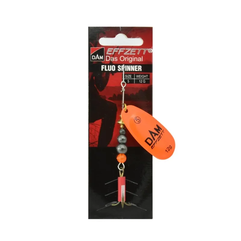 Darmowy zwrot Błystka obrotowa Effzett Fluo Spinner 5 12g orange