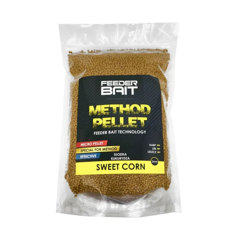 Super okazja Pellet Micro Słodka Kukurydza Feeder Bait 2mm 800g