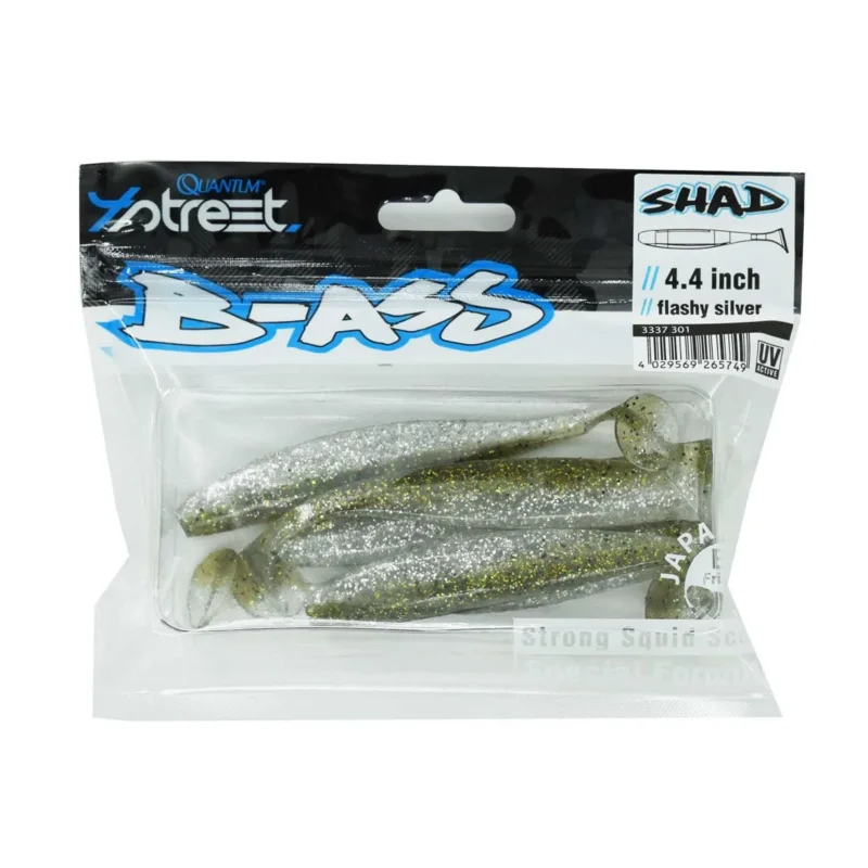 Okazja Przynęta ripper 4 Street B-Ass Shad 11cm / 5 sztuk flashy silver