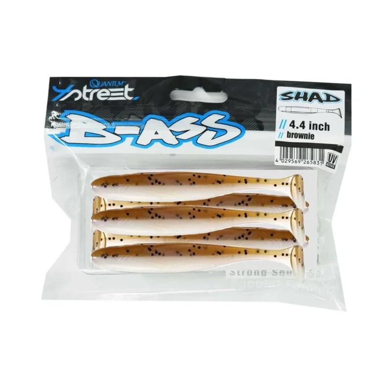 Przynęta ripper 4 Street B-Ass Shad 11cm / 5 sztuk brownie Nie przegap