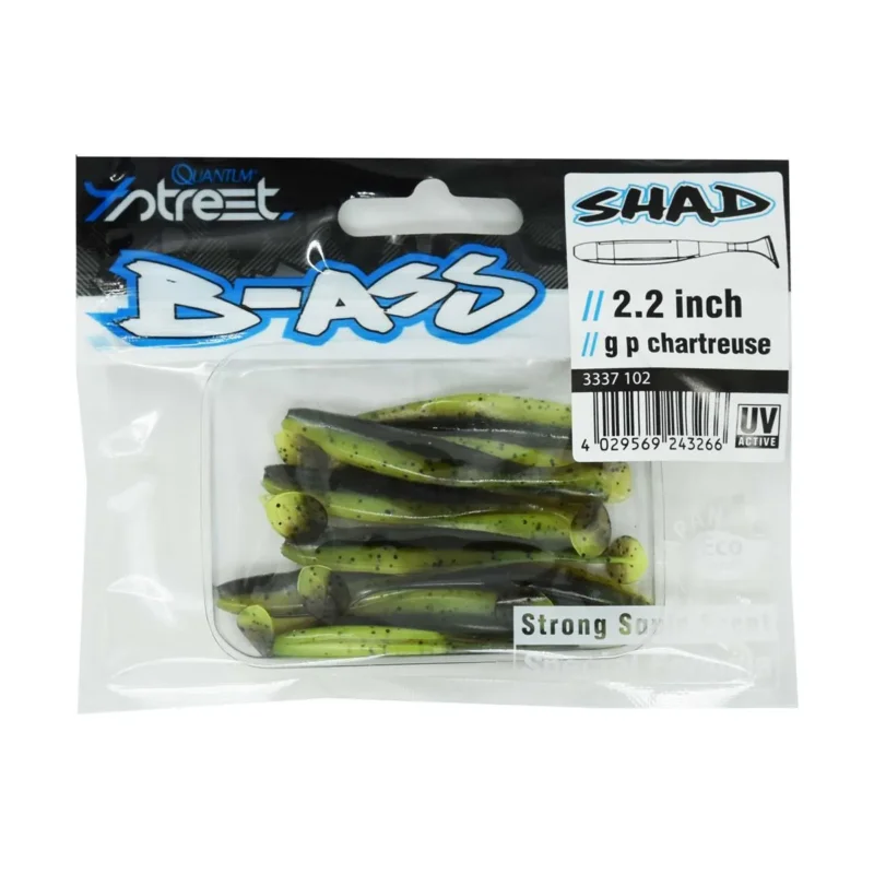 Przynęta ripper 4 Street B-Ass Shad 5.6cm / 10 sztuk green pumpkin chartreuse Sprawdź teraz