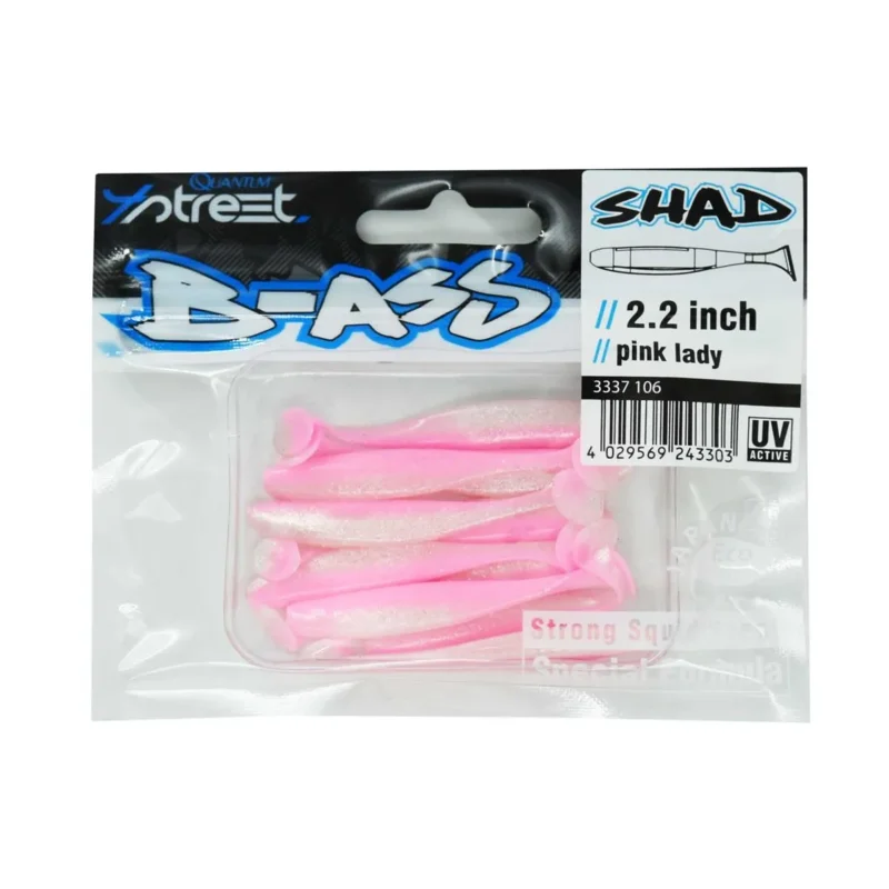 Tani Przynęta ripper 4 Street B-Ass Shad 5.6cm / 10 sztuk pink lady