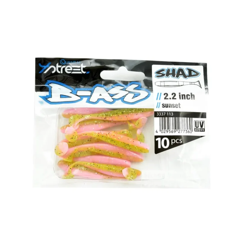 Wyprzedaż Przynęta ripper 4 Street B-Ass Shad 5.6cm / 10 sztuk sunset
