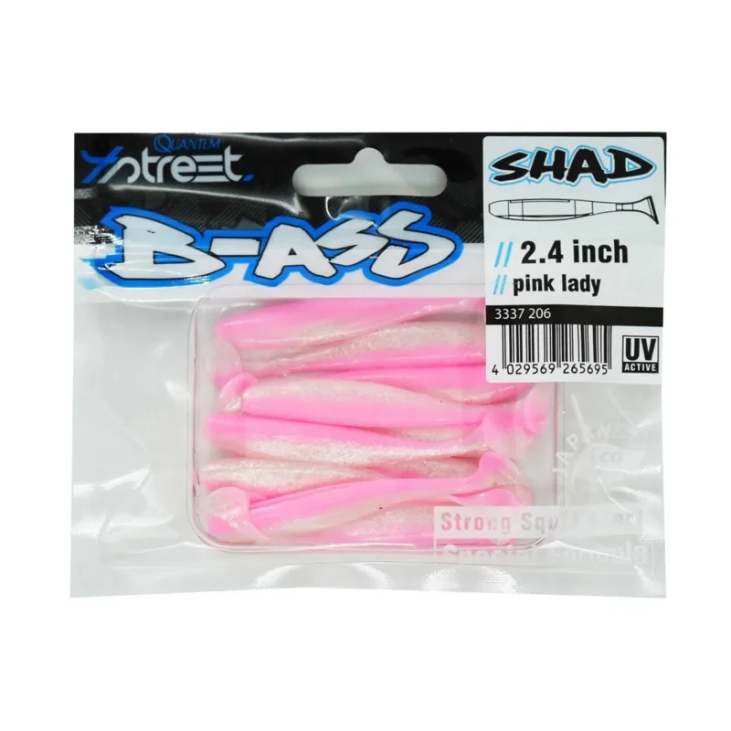 Bezpieczne zakupy Przynęta ripper 4 Street B-Ass Shad 6.1cm / 10 sztuk pink lady