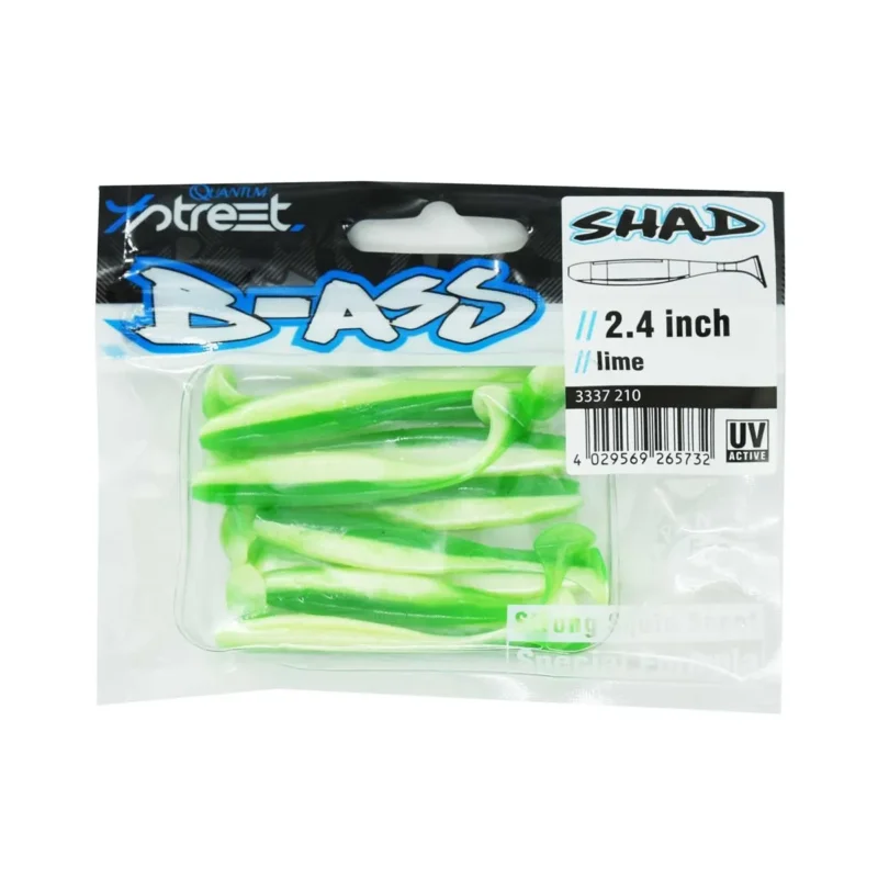 Rabat Przynęta ripper 4 Street B-Ass Shad 6.1cm / 10 sztuk lime