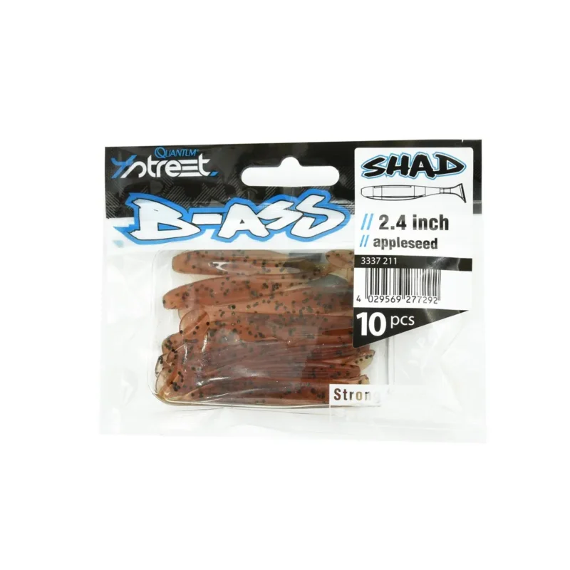 Przynęta ripper 4 Street B-Ass Shad 6.1cm / 10 sztuk appleseed Ostatnia szansa