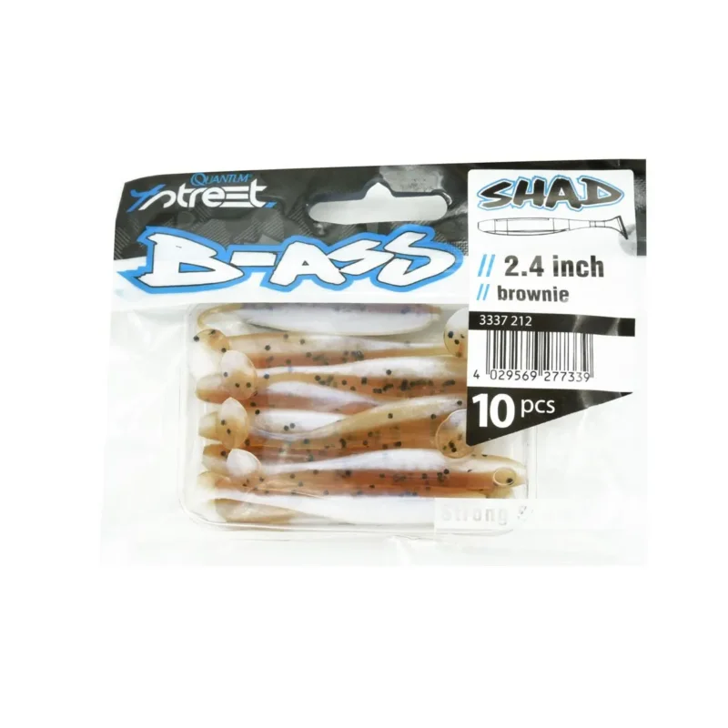 Zniżka Przynęta ripper 4 Street B-Ass Shad 6.1cm / 10 sztuk brownie
