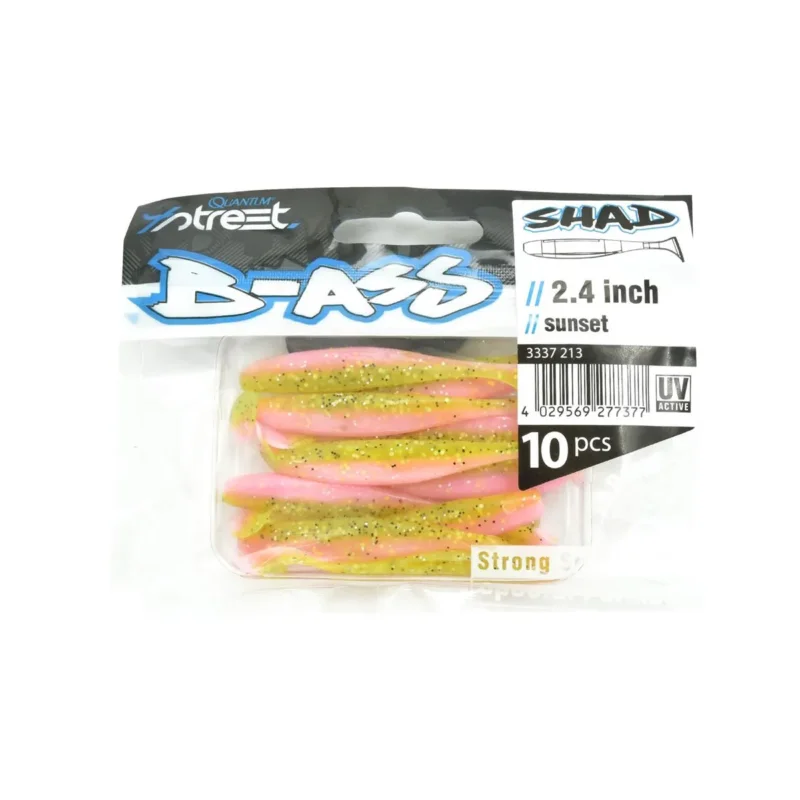 Przynęta ripper 4 Street B-Ass Shad 6.1cm / 10 sztuk sunset Bestseller