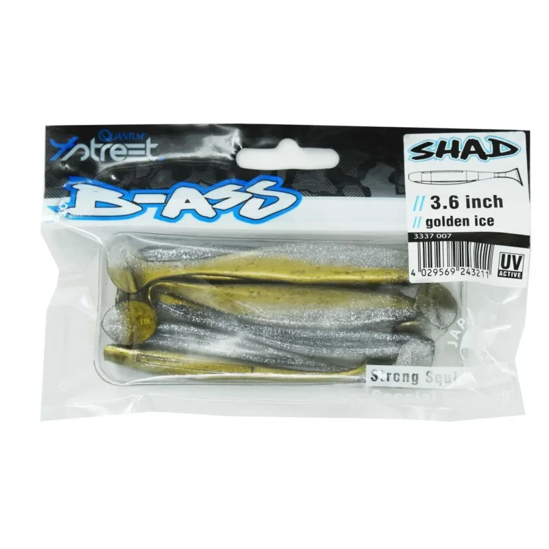Darmowa dostawa Przynęta ripper 4 Street B-Ass Shad 9.15cm / 7 sztuk golden ice