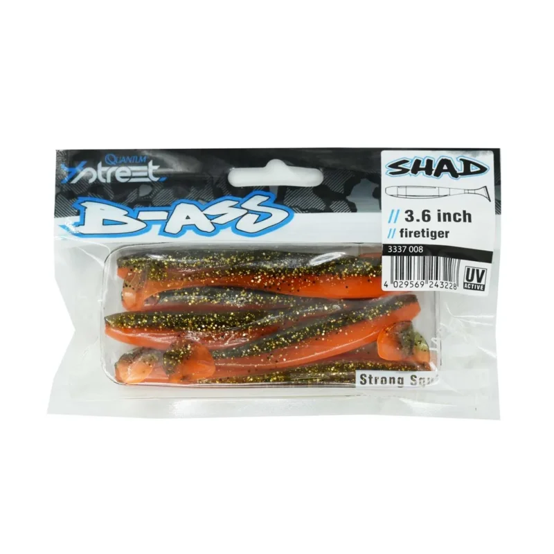 Przynęta ripper 4 Street B-Ass Shad 9.15cm / 7 sztuk firetiger Rabat