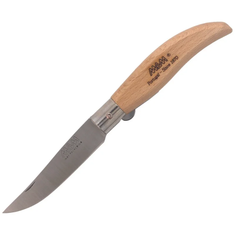 Nóż składany MAM Iberica Big z blokadą, Light Beech Wood 90mm (2016-LW) Sprawdź teraz