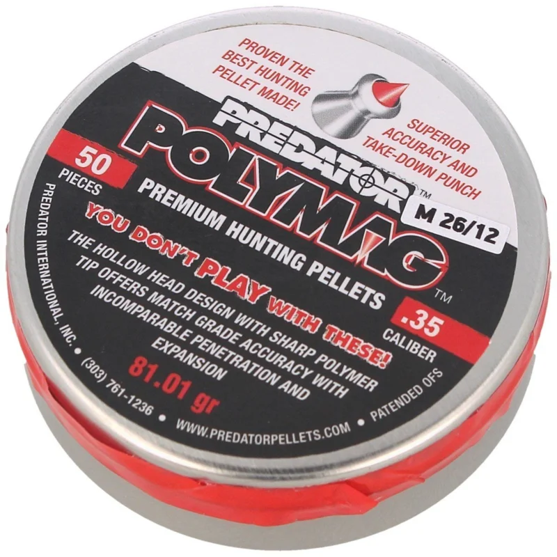 Kup teraz JSB Predator PolyMag .35 / 9mm Airgun Pellets 50psc (1012-01-50)