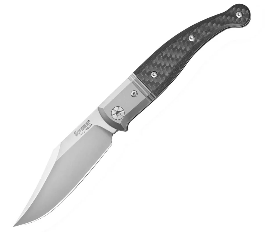 Nóż składany LionSteel Gitano Carbon Fibre, Satin Blade (GT01 CF) Darmowy zwrot