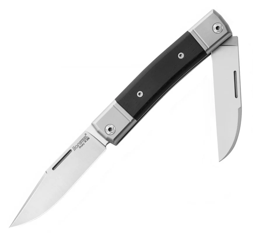 Ostatnie sztuki LionSteel BestMAN Ebony Wood Two Blades (BM13 EB)