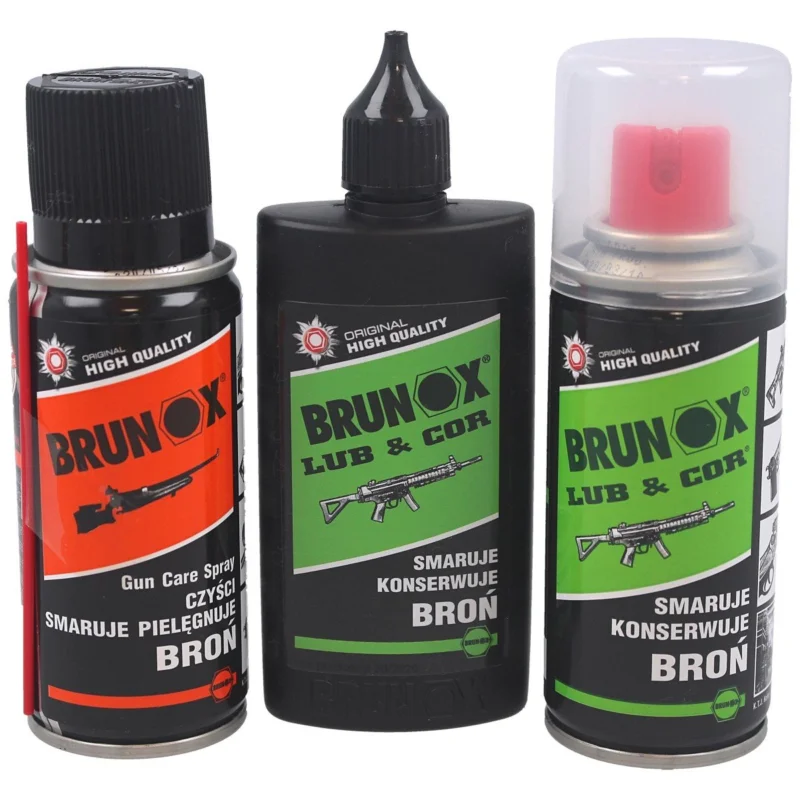 Tylko dziś Brunox Weapon Set: 2x Lub&Cor, Gun Care (GUN SET1)