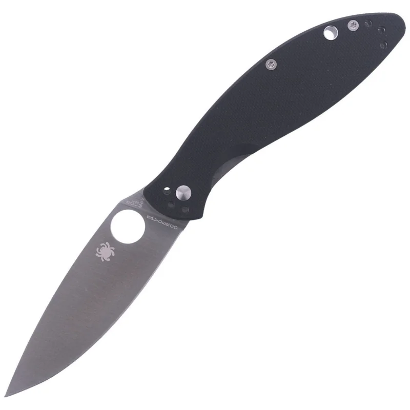 Ostatnia szansa Spyderco Astute G-10 Black Plain knife (C252GP)