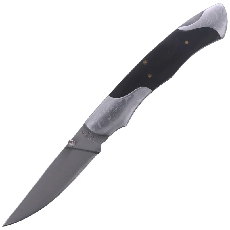 Nie przegap Herbertz CJH Dark Brown Wood Knife, Satin 420 (2095129 - 10000394)