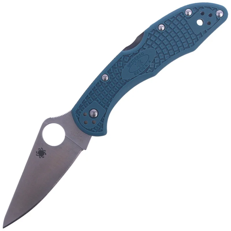Nóż składany Spyderco Delica 4 FRN Blue, K390 Plain (C11FPK390) Zniżka