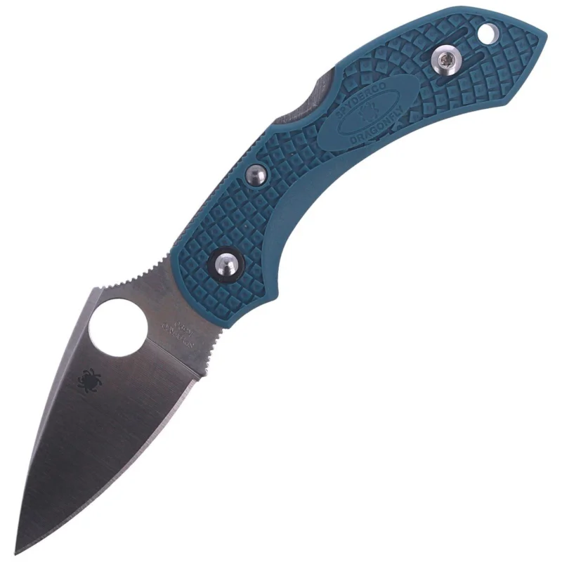 Nóż składany Spyderco Dragonfly 2 Lightweight Blue FRN, Satin K390 by Sal Glesser (C28FP2K390) Bezpieczna płatność