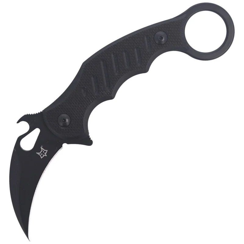 Ekspresowa dostawa Nóż FOX Karambit Fixed G10 Black, Black Idroglider (FX-598)