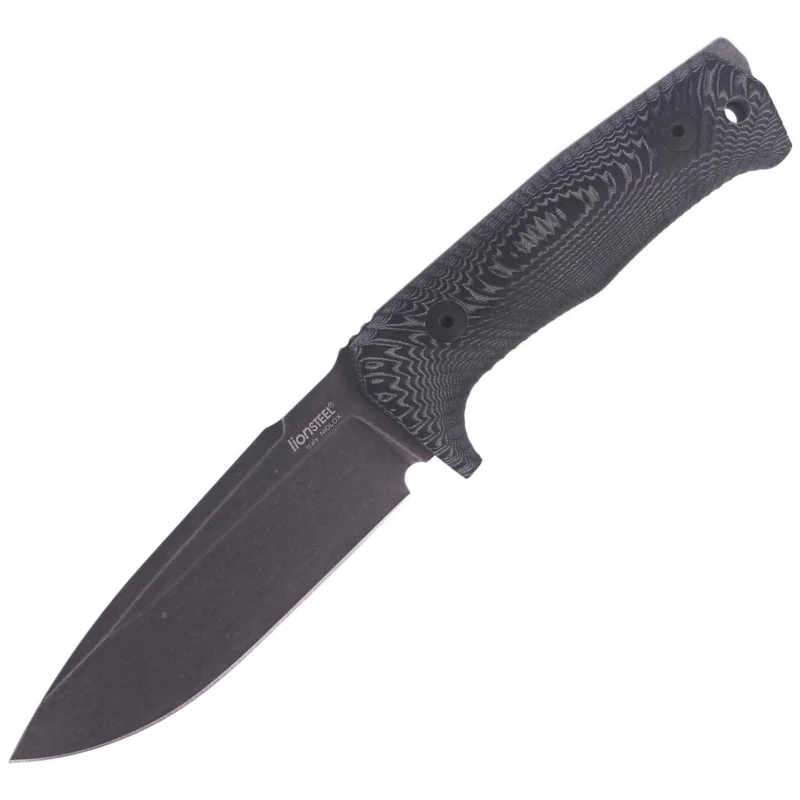 Bezpieczne zakupy LionSteel Tactical Knife Black Micarta, PVD / Stone Washed Niolox by Molletta (T5B MI)