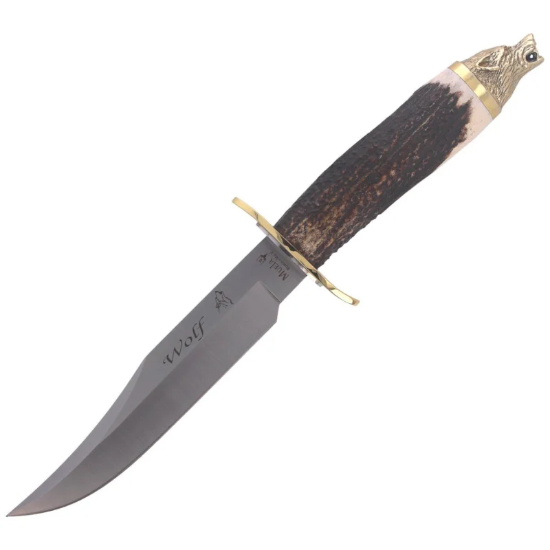 Wyjątkowa oferta Nóż Muela Deer Stag, Satin 1.4116 Gift Box (WOLF-16A)