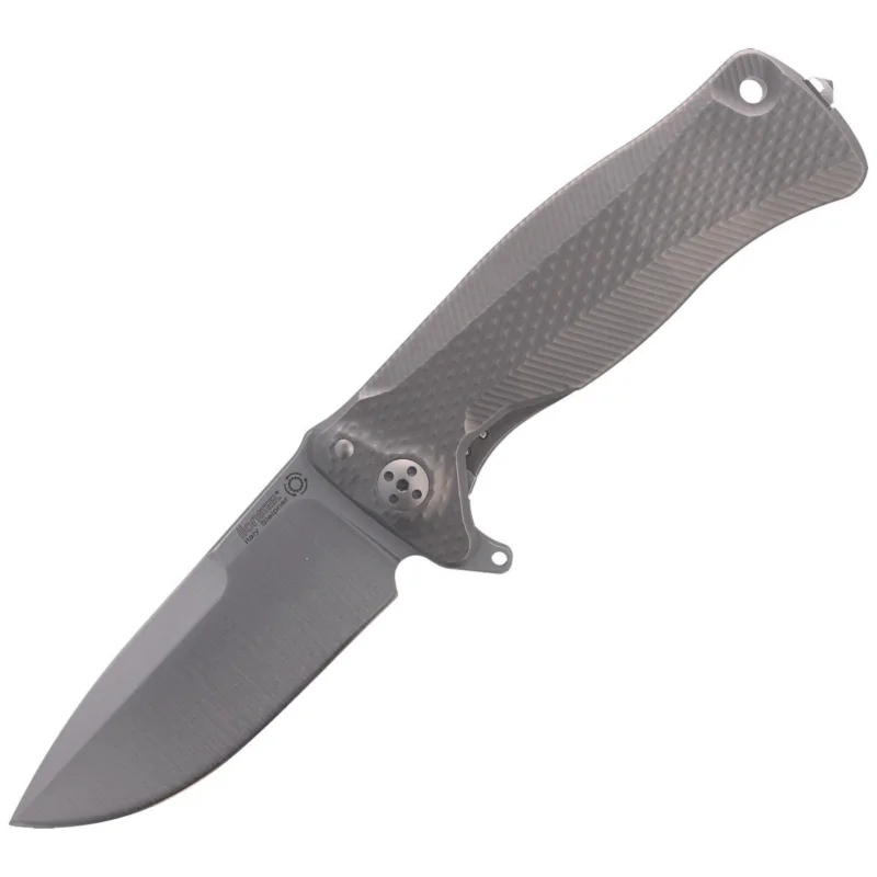 Bezpieczne zakupy Nóż składany LionSteel SR11 Grey Titanium, Satin Sleipner by Molletta (SR11 G)