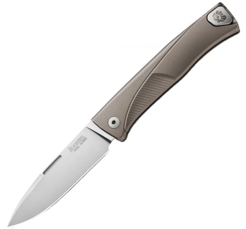LionSteel Thrill Knife Bronze Titanium, Satin M390 by Molletta (TL BR) Super okazja