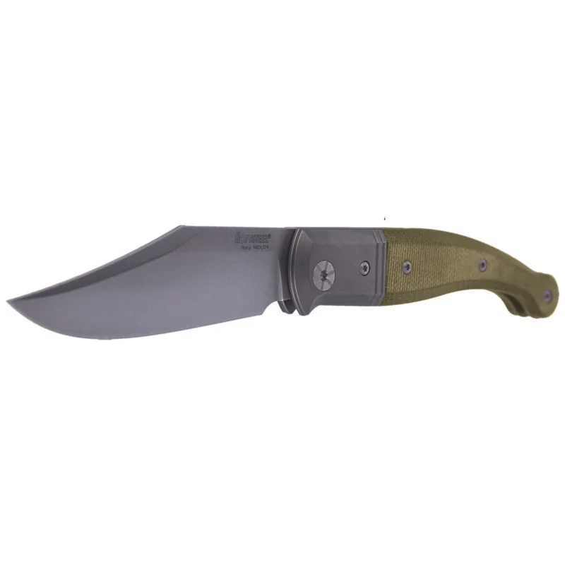 Bezpieczna płatność Nóż składany LionSteel Gitano Green Canvas, Satin Blade (GT01 CVG)