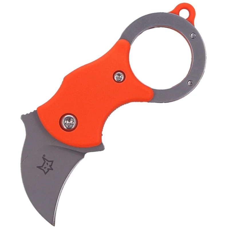 Ostatnie sztuki FOX Karambit Mini-KA FRN Orange, Bead Blasted Blade (FX-535 O)