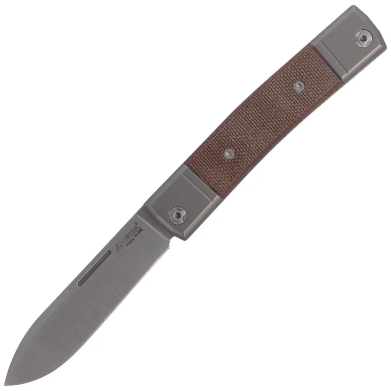 Dodaj do koszyka Nóż składany LionSteel bestMAN Natural Micarta, Drop Blade (BM2 CVN)