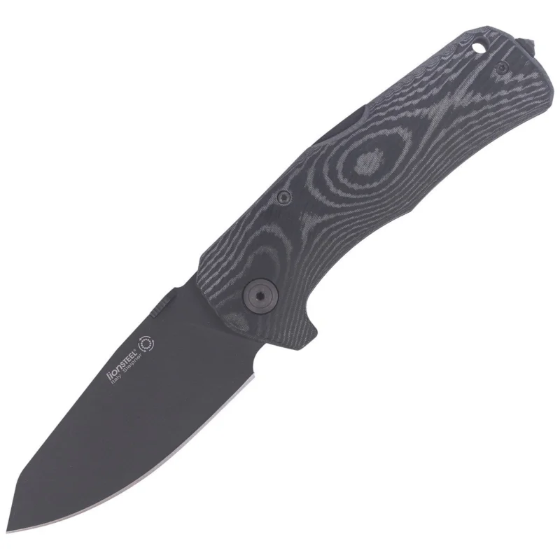 Zamów dziś Nóż składany LionSteel TM1 Black Micarta, Black Sleipner by Molletta (TM1 MB)