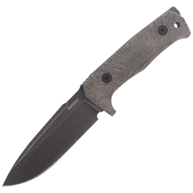 Nóż LionSteel Tactical Green Canvas Micarta, PVD / Stone Washed Niolox by Molletta (T5B CVG) Dodaj do koszyka