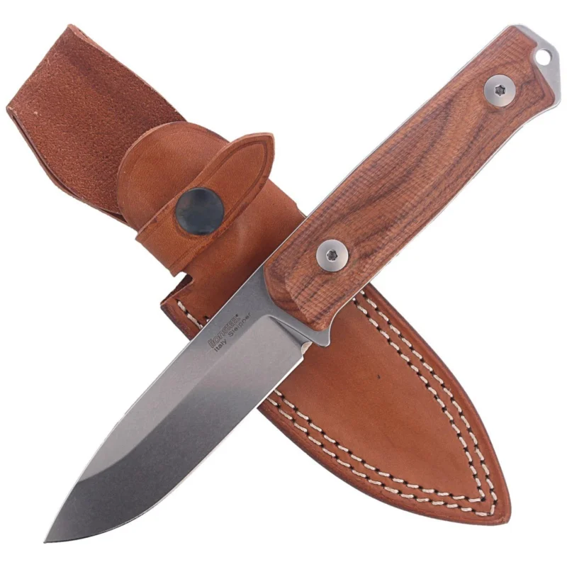 Do wyczerpania zapasów Nóż LionSteel Bushcraft Santos Wood, Stone Washed Sleipner by Molletta (B41 ST)