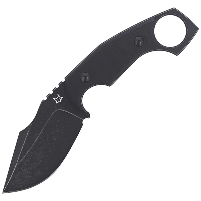 Nóż FOX Monkey Thumper Black G10, Black Stonewashed Niolox by Black Roc Knives (FX-633) Do wyczerpania zapasów
