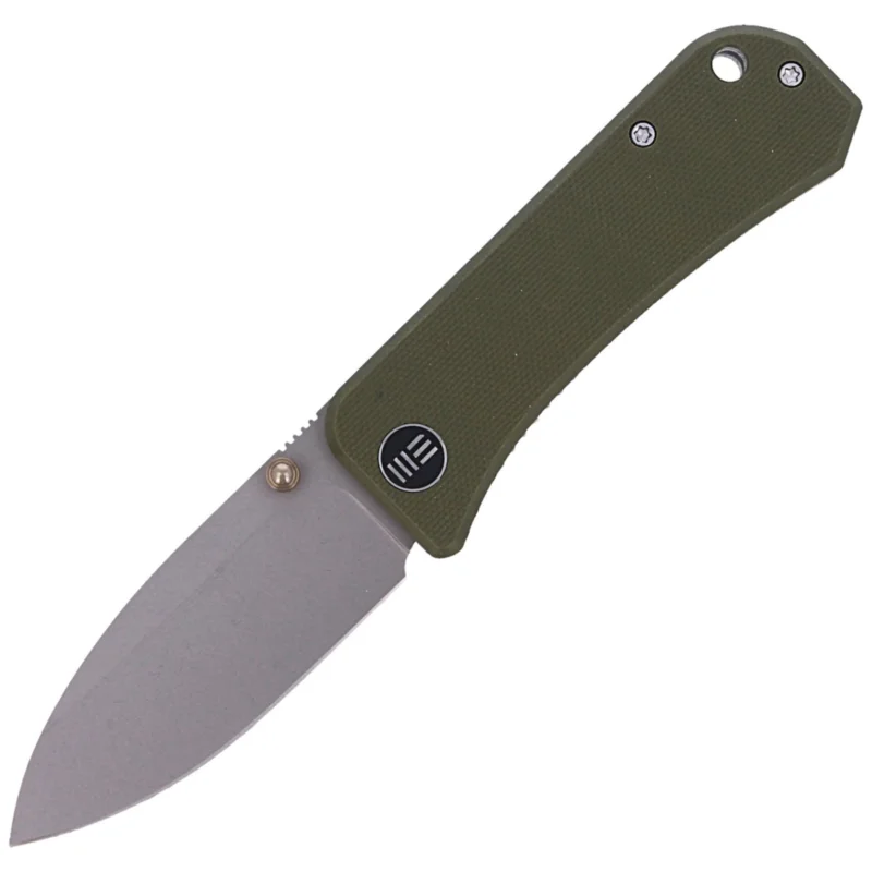 Najlepsza cena Nóż składany WE Knife Banter Green G10, Stonewashed CPM S35VN by Ben Petersen (2004D)