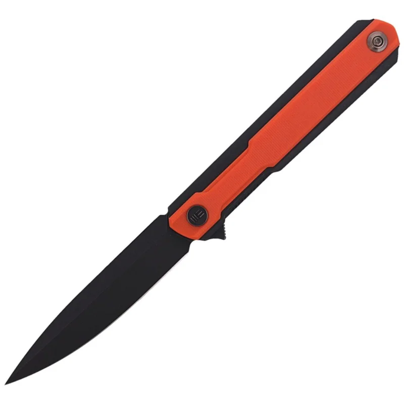 Nóż składany WE Knife Peer Black Ti / Orange G10, Black Stonewashed by Ostap Hel (2015B) Niska cena