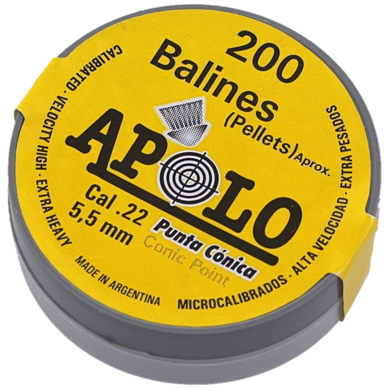 Śrut Apolo Conic 5.5 mm, 200 szt. 0.84g/13.0gr (11005) Sprawdź teraz