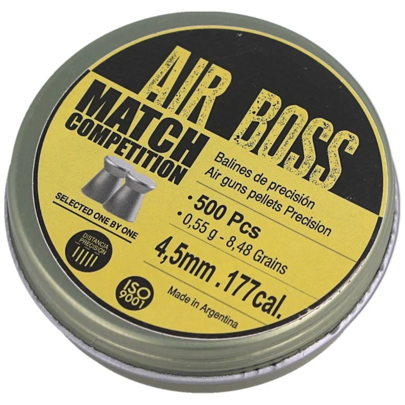 Do wyczerpania zapasów Śrut Apolo Air Boss Match Competition 4.5 mm, 500 szt. 0.55g/8.48gr (30300)