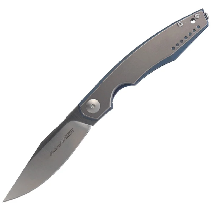 Nóż składany Viper Belone Blue/Gray Titanium, Satin M390 by Jesper Voxnæs (V5970BLTI) Dostępne od ręki