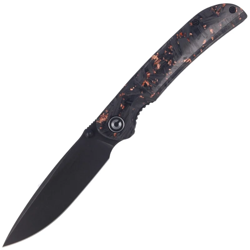 Civivi Knife Imperium Shredded Carbon Fiber / Copper Shred, Black Stonewashed Nitro-V (C2106C) Oferta czasowa