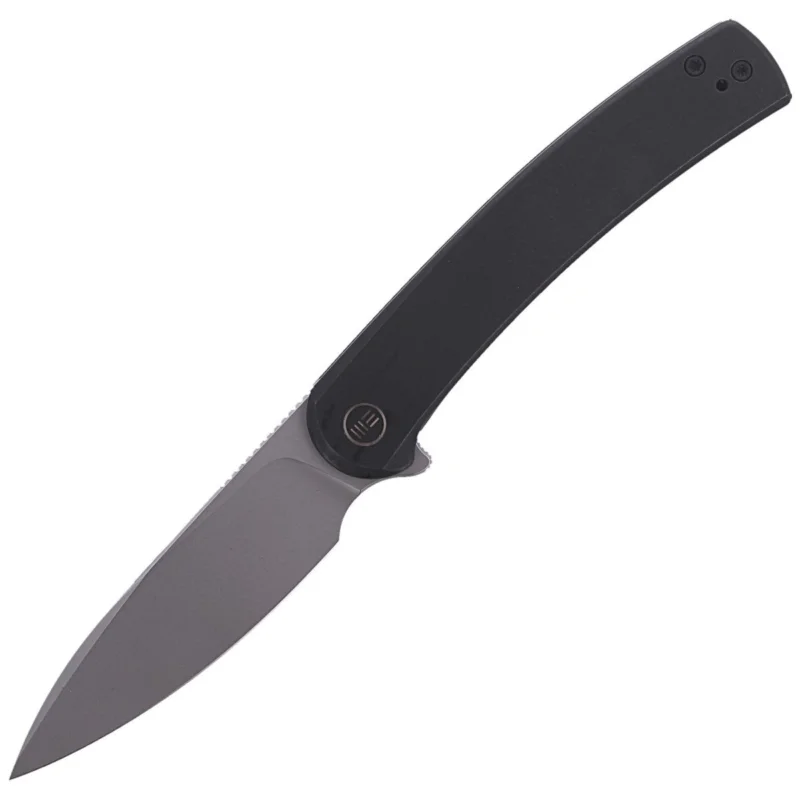 Nóż składany WE Knife Upshot LE No 246/410 Black Ti, Polished Bead Blasted CPM 20CV (2102A) Ostatnie sztuki